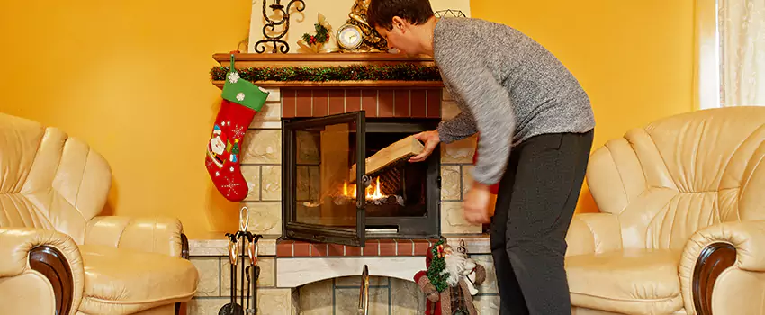 Rusted Metal Fireplace Restoration in Sherrelwood, Colorado